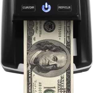 portable automatic money detector banknote scanner