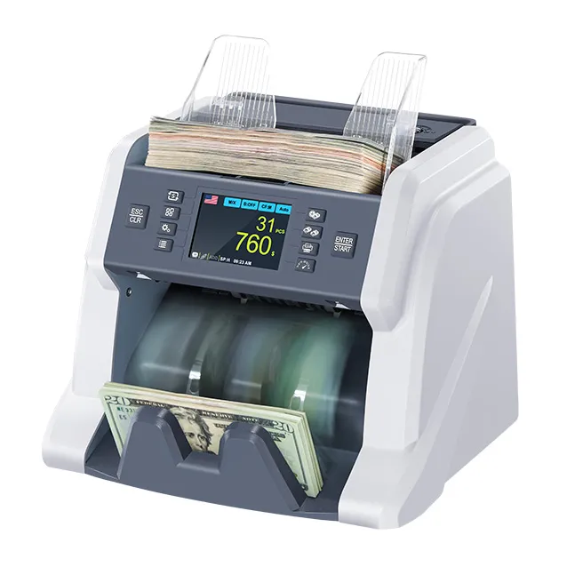 BC40 medium duty money counter machine with UV and MG detection