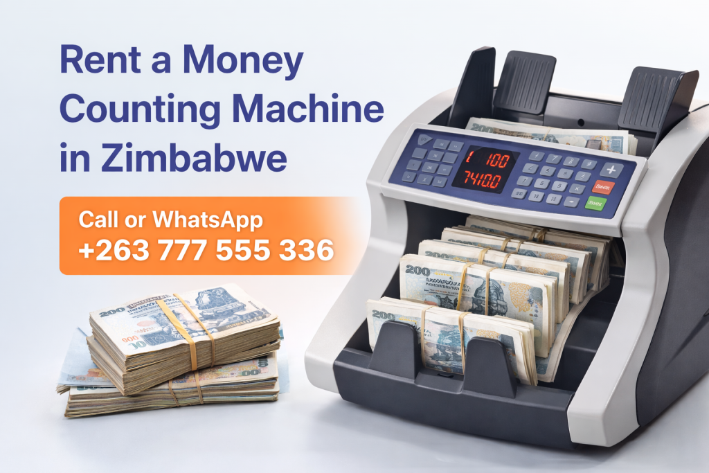 money counting machine rentals Zimbabwe