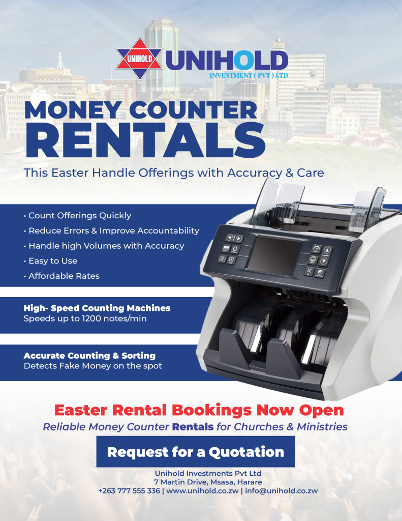 money counter rental machine Zimbabwe Harare cash counting